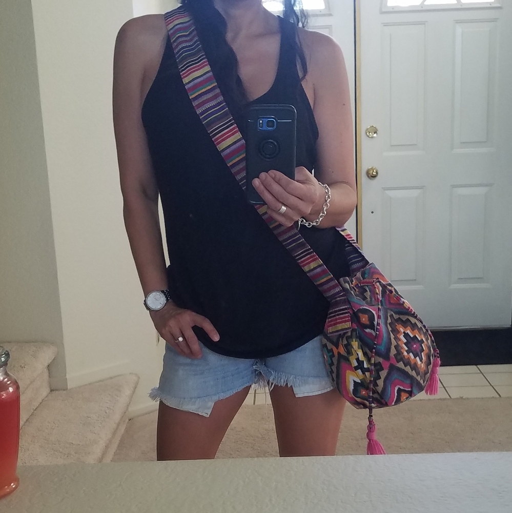 Boho ✌ Drawstring Crossby EUC - Picture 9 of 9